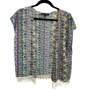 Versona Rayon Multi Color Vest - L